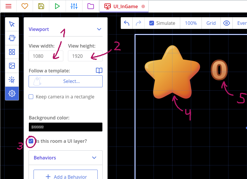 Creating a UI layer in ct.js